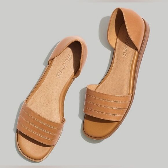 MADEWELL The Nelda d'Orsay Flat Sandals Size 10 - Picture 2 of 14